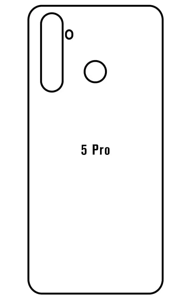 Realme 5 Pro Zadní Hydrogel ochranná fólie