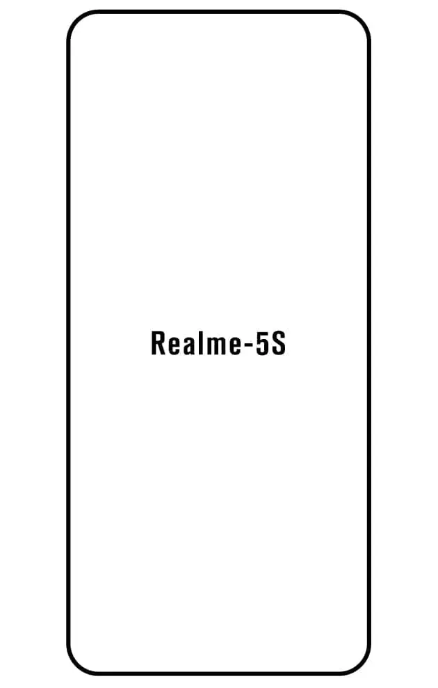 Realme 5S Přední Hydrogel ochranná fólie