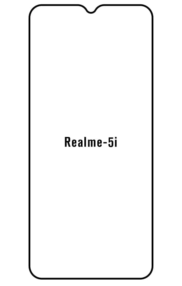 Realme 5i Přední Hydrogel ochranná fólie