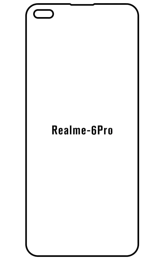 Realme 6Pro Přední Hydrogel ochranná fólie