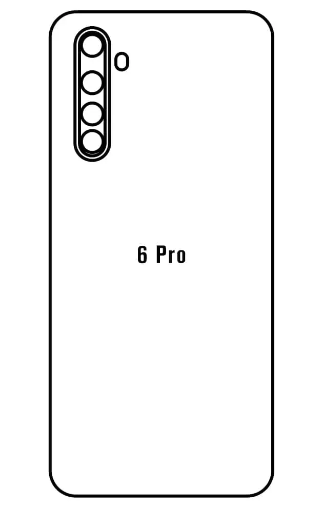 Realme 6Pro Zadní Hydrogel ochranná fólie