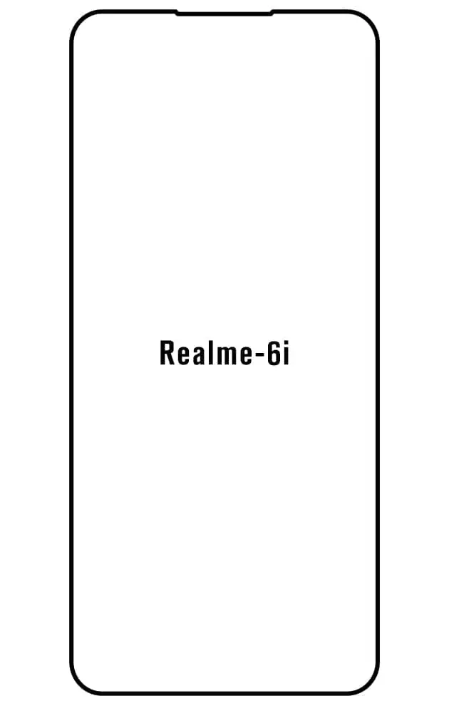Realme 6i Přední Hydrogel ochranná fólie