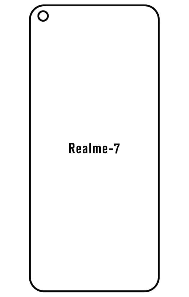 Realme 7 Přední Hydrogel ochranná fólie