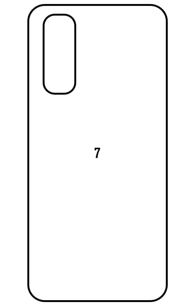 Realme 7 Zadní Hydrogel ochranná fólie