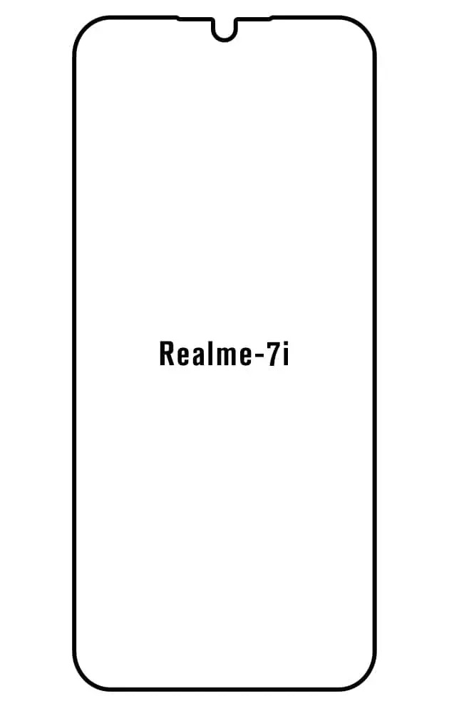 Realme 7i Přední Hydrogel ochranná fólie