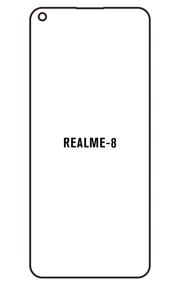 Realme 8 Přední Hydrogel ochranná fólie