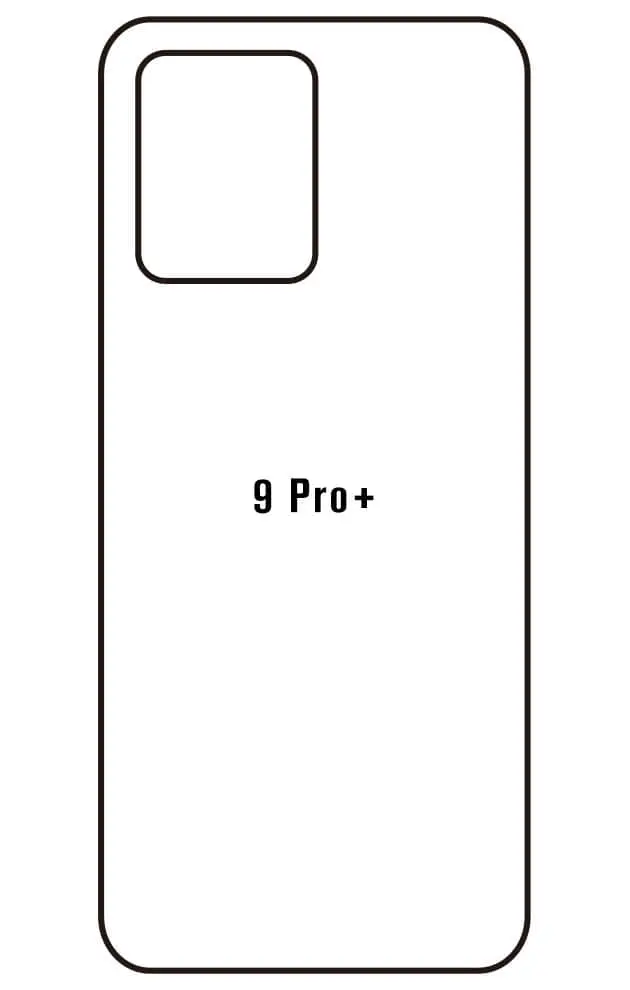 Realme 9 Pro+ Zadní Hydrogel ochranná fólie