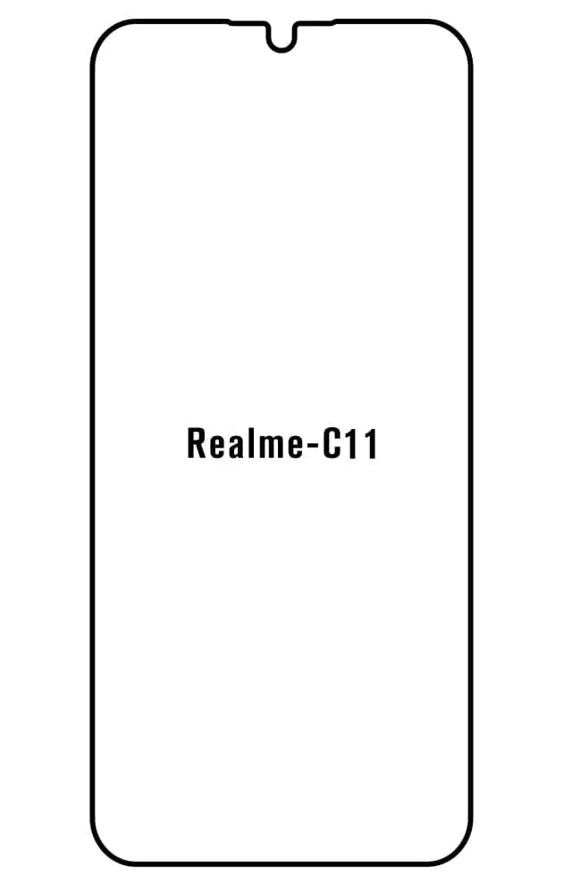Realme C11 2021 Přední Hydrogel ochranná fólie
