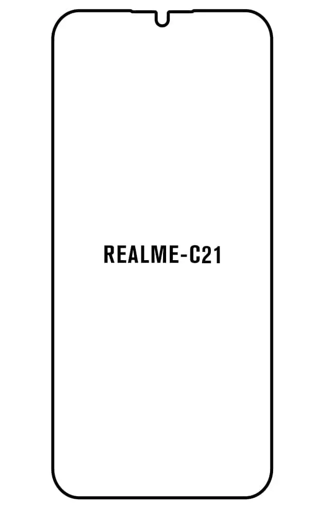 Realme C21 Přední Hydrogel ochranná fólie