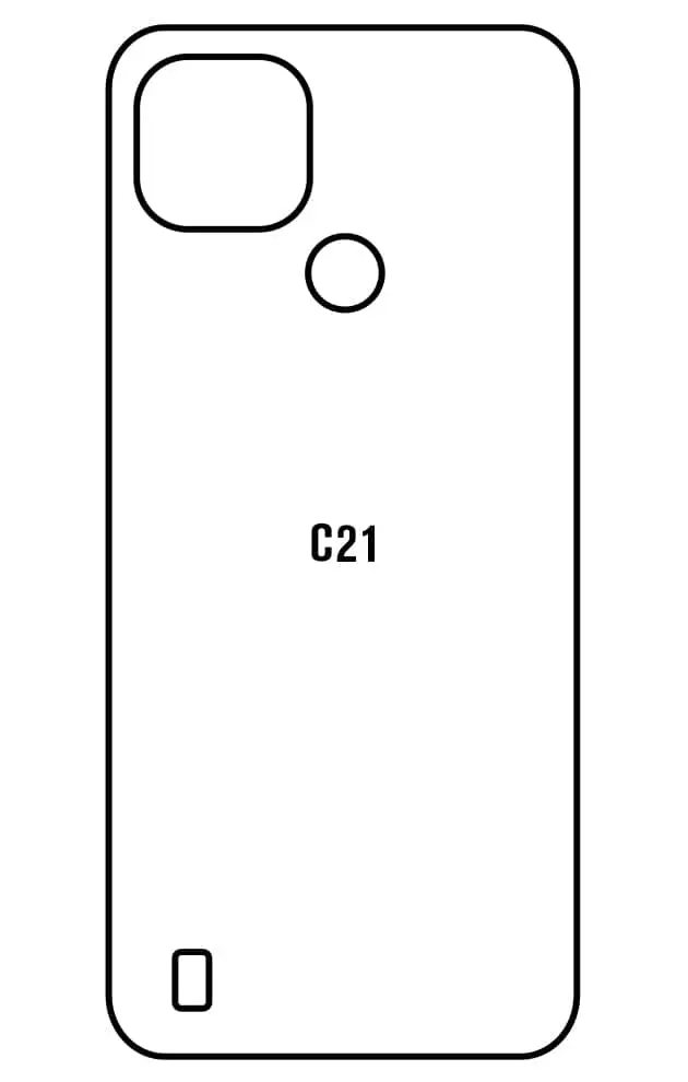 Realme C21 Zadní Hydrogel ochranná fólie