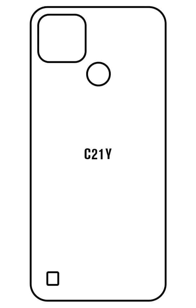 Realme C21Y Zadní Hydrogel ochranná fólie