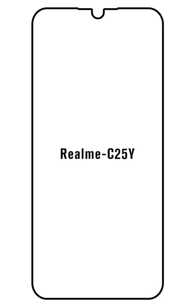 Realme C25Y Přední Hydrogel ochranná fólie