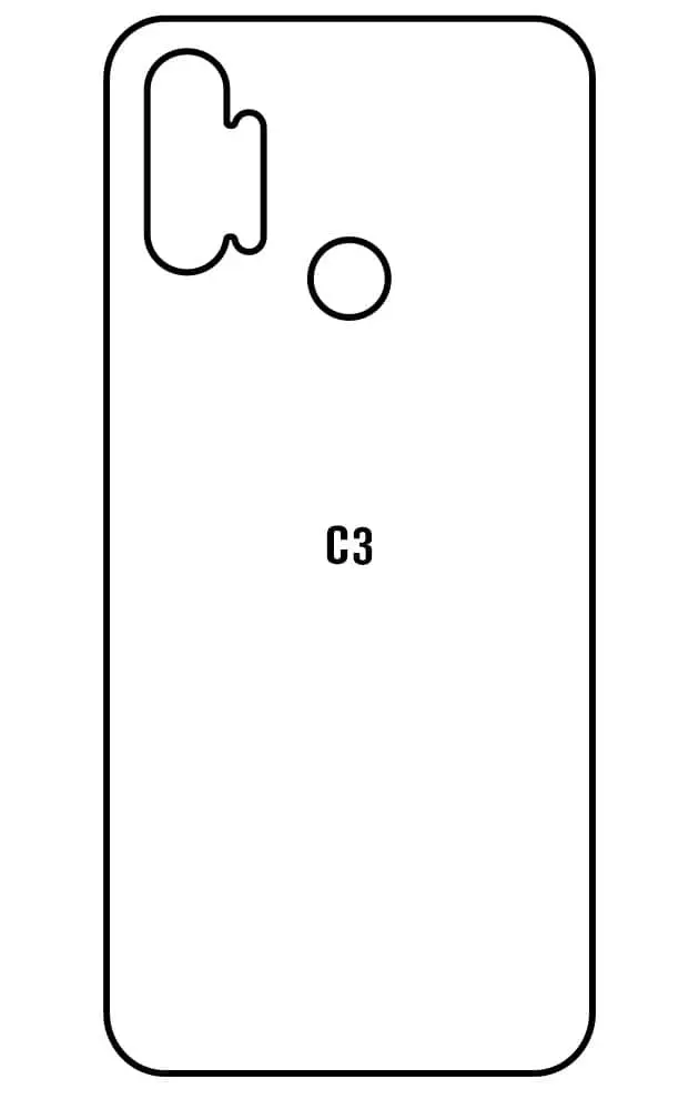 Realme C3 Zadní Hydrogel ochranná fólie