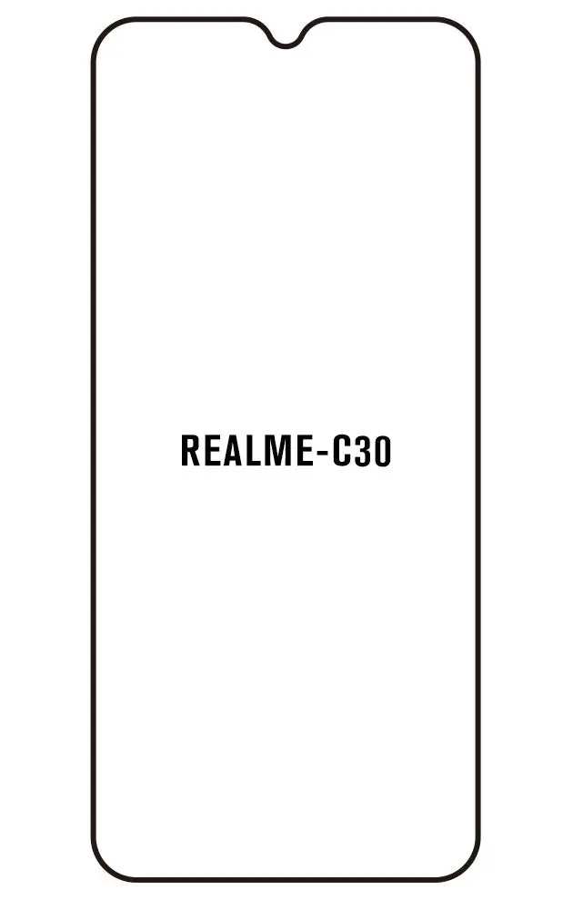 Realme C30 Přední Hydrogel ochranná fólie
