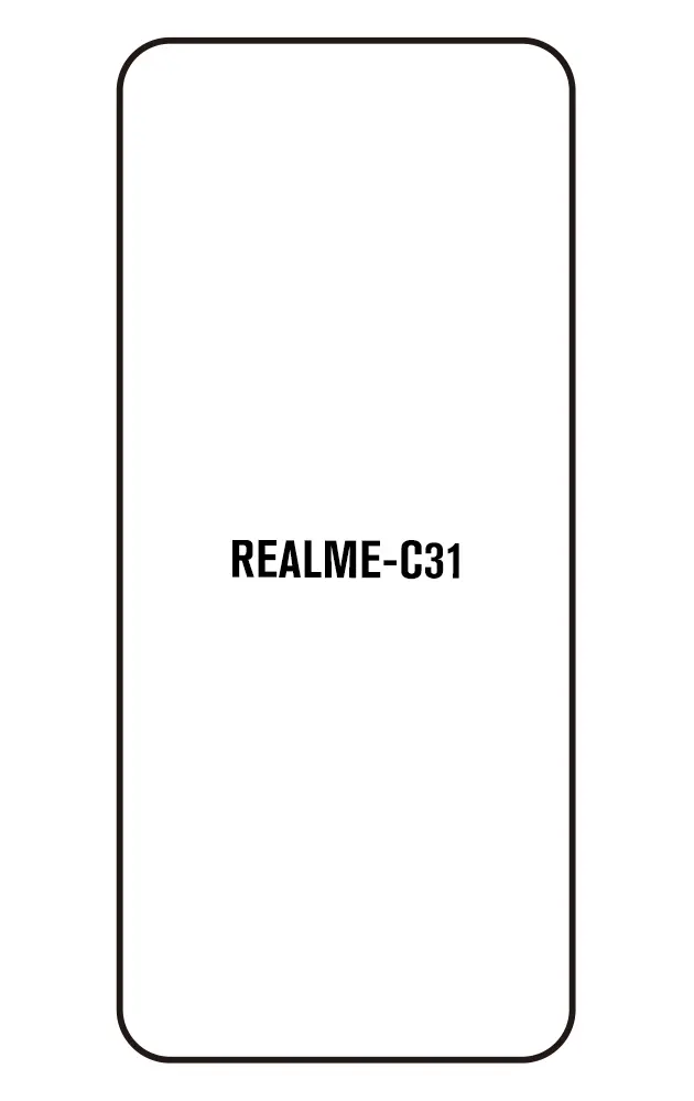 Realme C31 Přední Hydrogel ochranná fólie