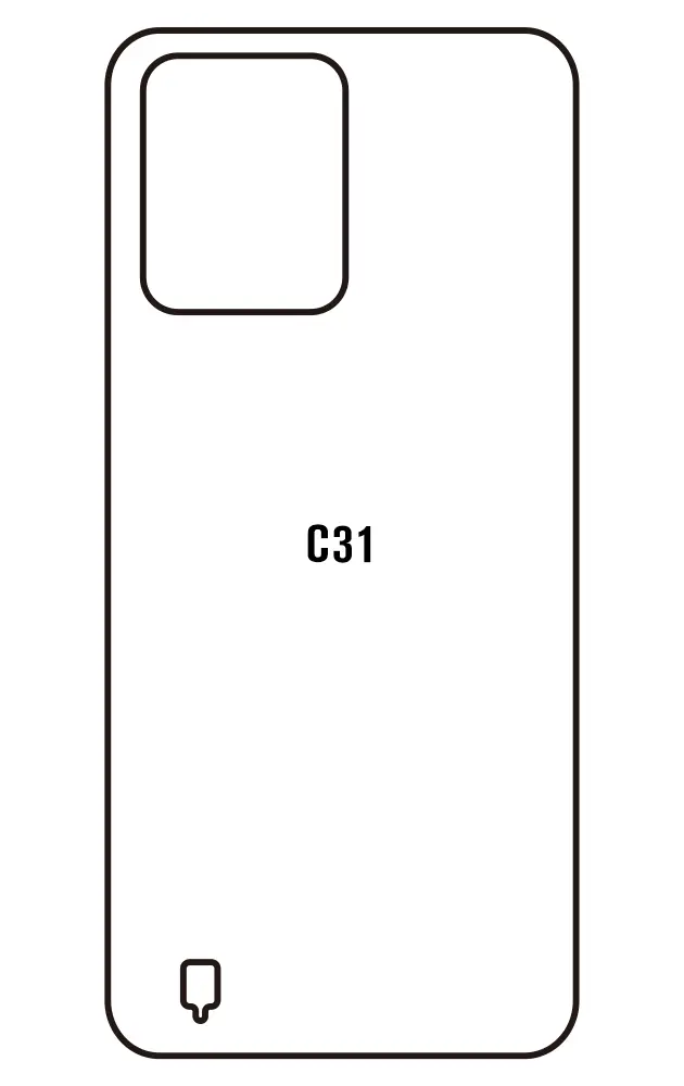 Realme C31 Zadní Hydrogel ochranná fólie