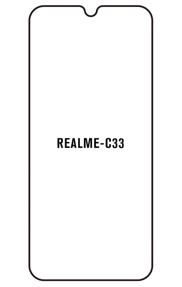 Realme C33 Přední Hydrogel ochranná fólie