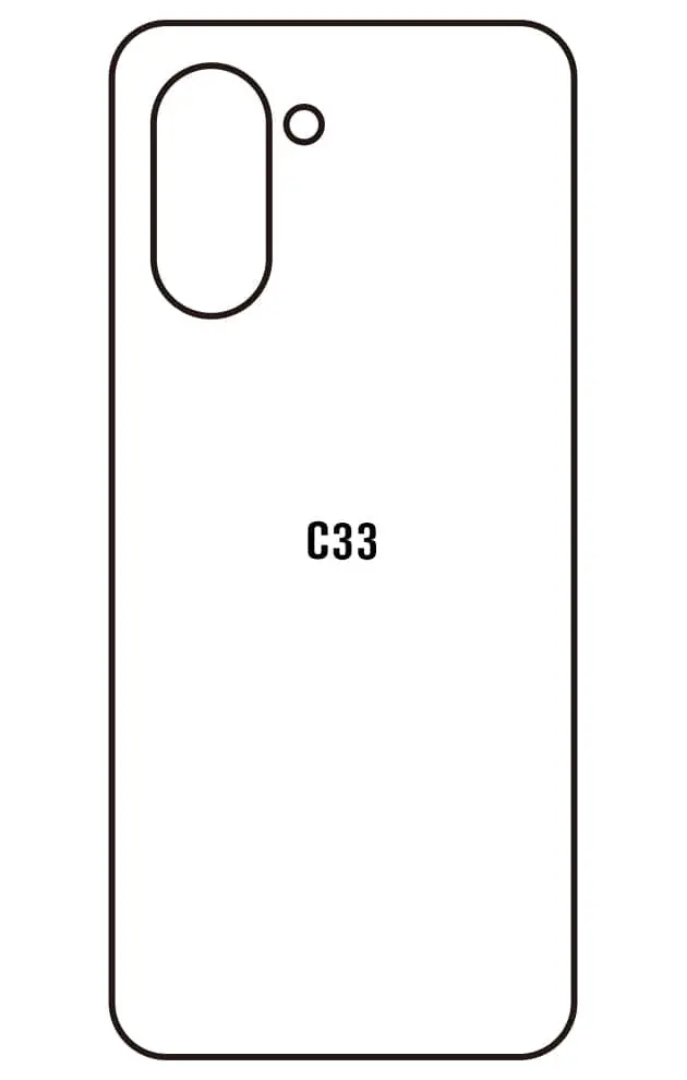 Realme C33 Zadní Hydrogel ochranná fólie