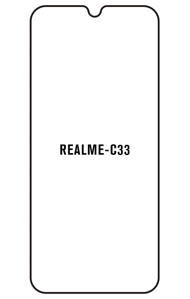 Realme C33 2023 Přední Hydrogel ochranná fólie