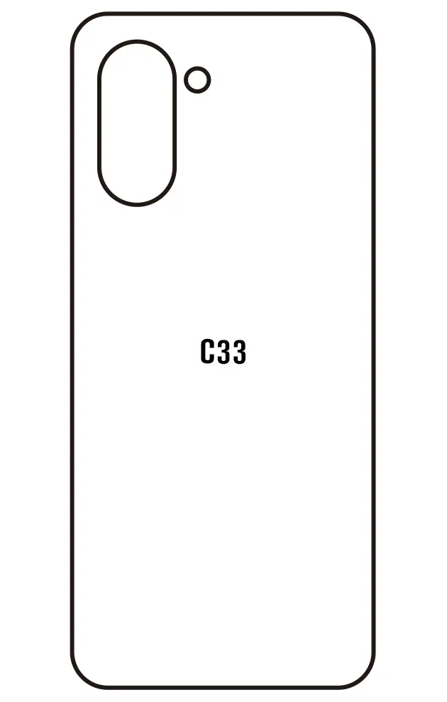Realme C33 2023 Zadní Hydrogel ochranná fólie