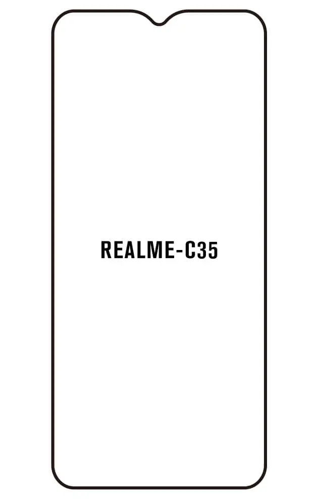 Realme C35 Přední Hydrogel ochranná fólie