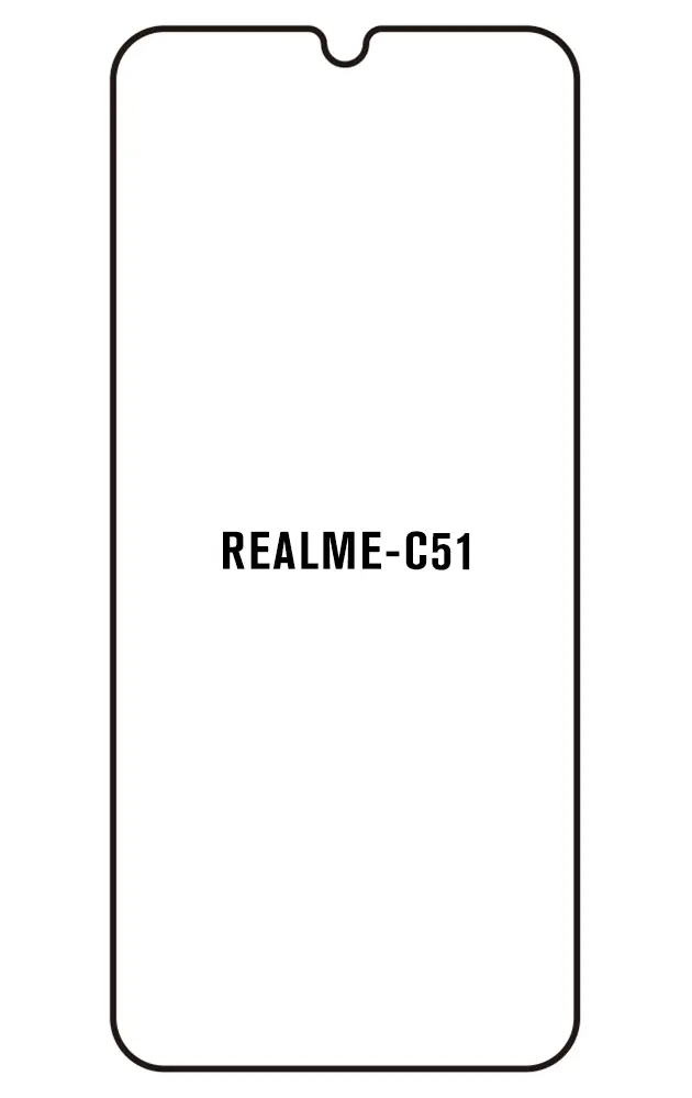 Realme C51 Přední Hydrogel ochranná fólie