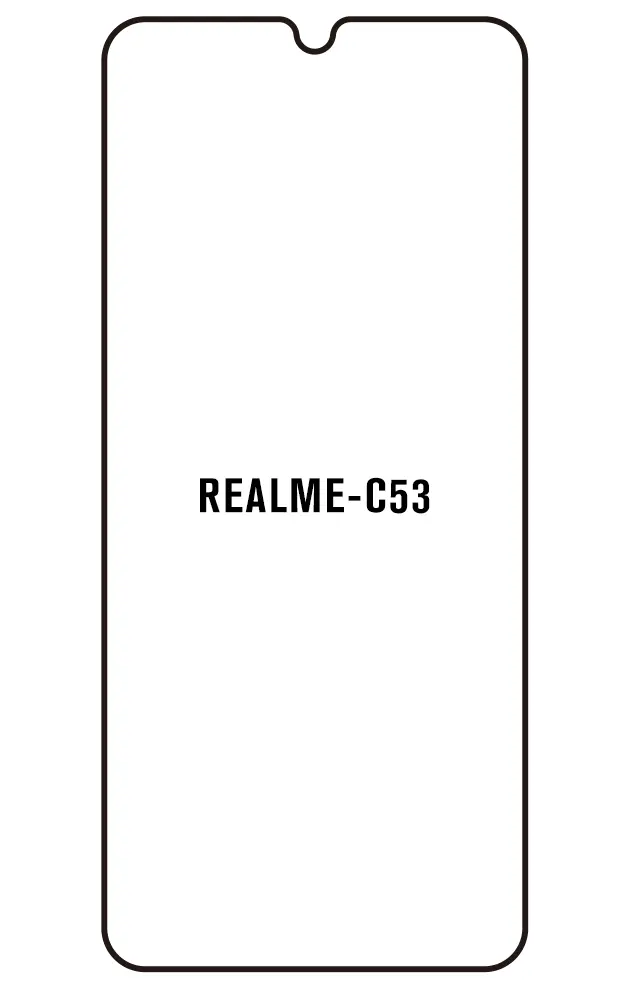 Realme C53 Přední Hydrogel ochranná fólie