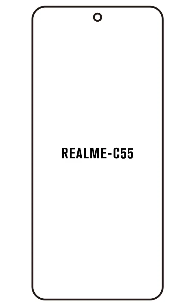 Realme C55 Přední Hydrogel ochranná fólie