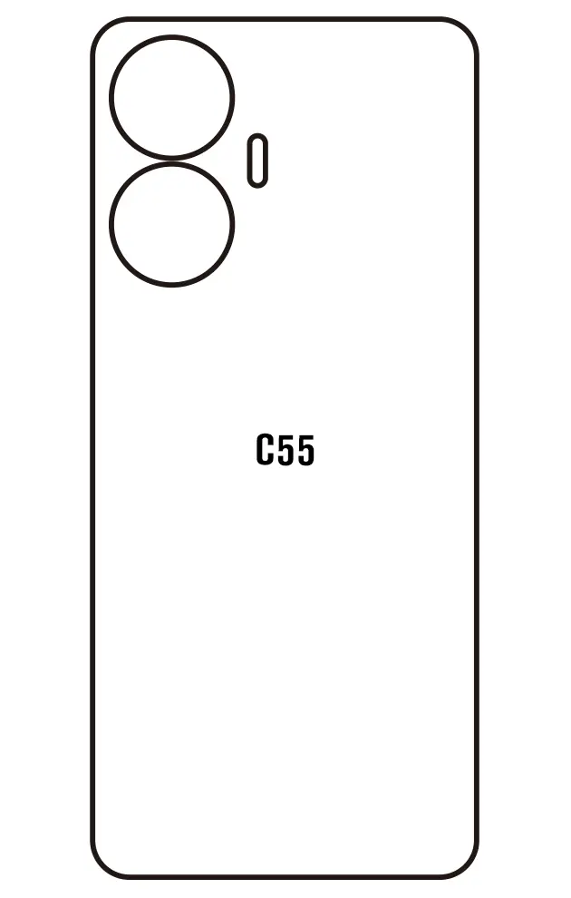Realme C55 Zadní Hydrogel ochranná fólie