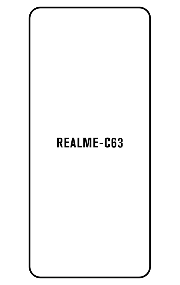 Realme C63 Přední Hydrogel ochranná fólie