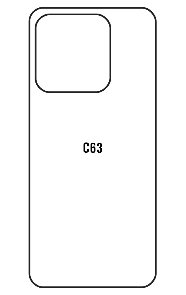 Realme C63 Zadní Hydrogel ochranná fólie