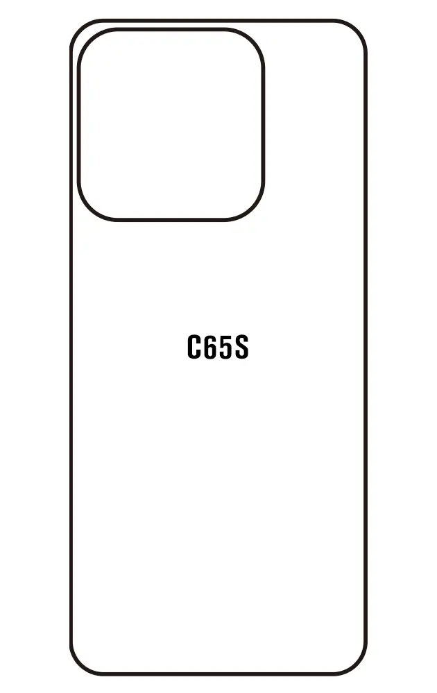Realme C65S Zadní Hydrogel ochranná fólie