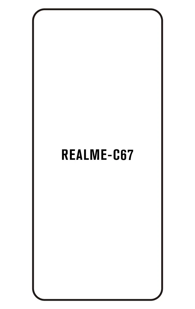 Realme C67 4G Přední Hydrogel ochranná fólie