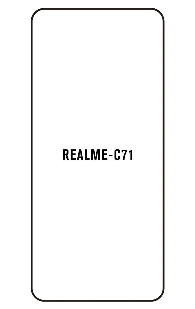 Realme C71 Přední Hydrogel ochranná fólie