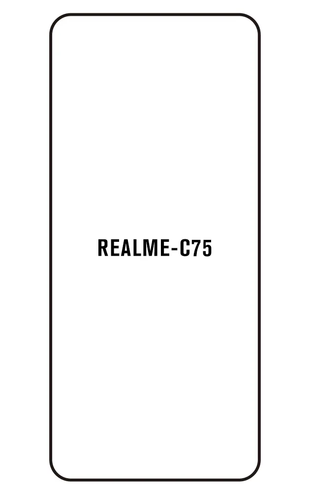 Realme C75 Přední Hydrogel ochranná fólie