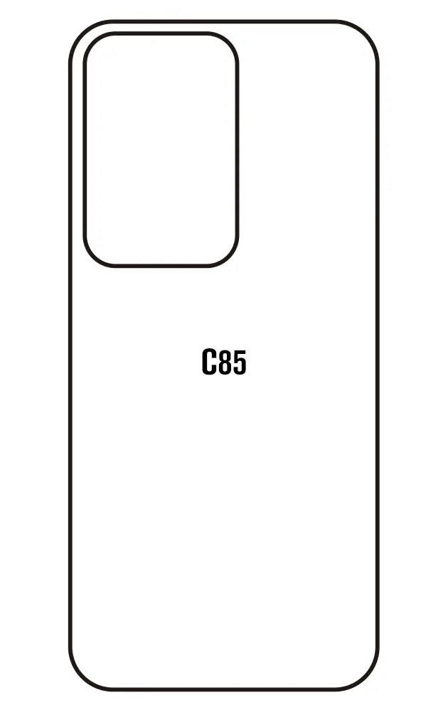 Realme C85 Zadní Hydrogel ochranná fólie