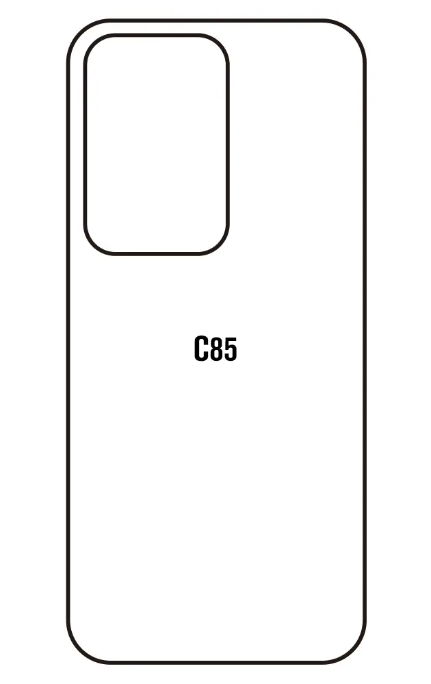 Realme C85 5G Zadní Hydrogel ochranná fólie