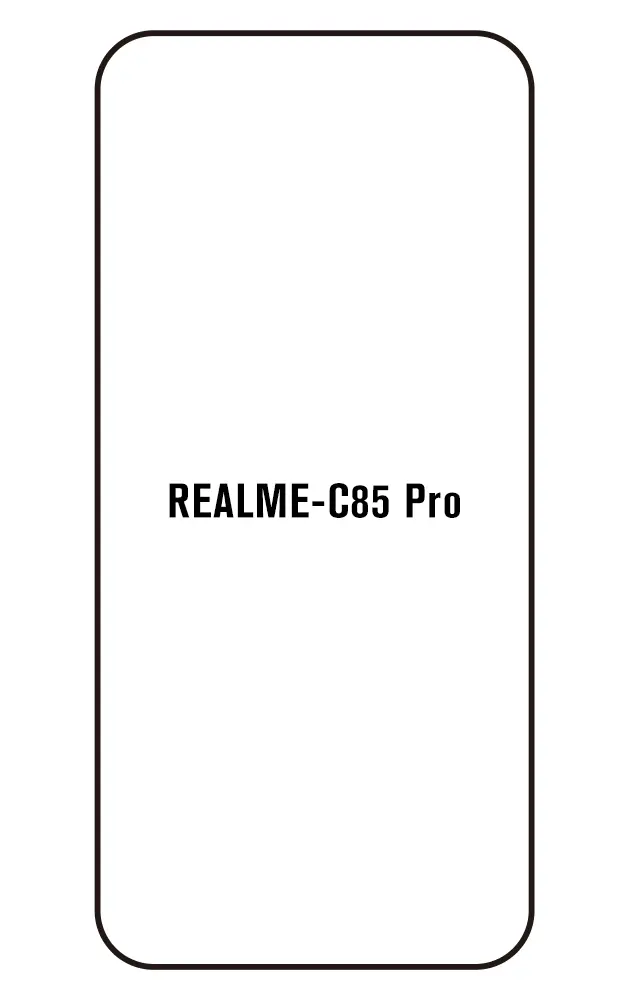 Realme C85 Pro Přední Hydrogel ochranná fólie