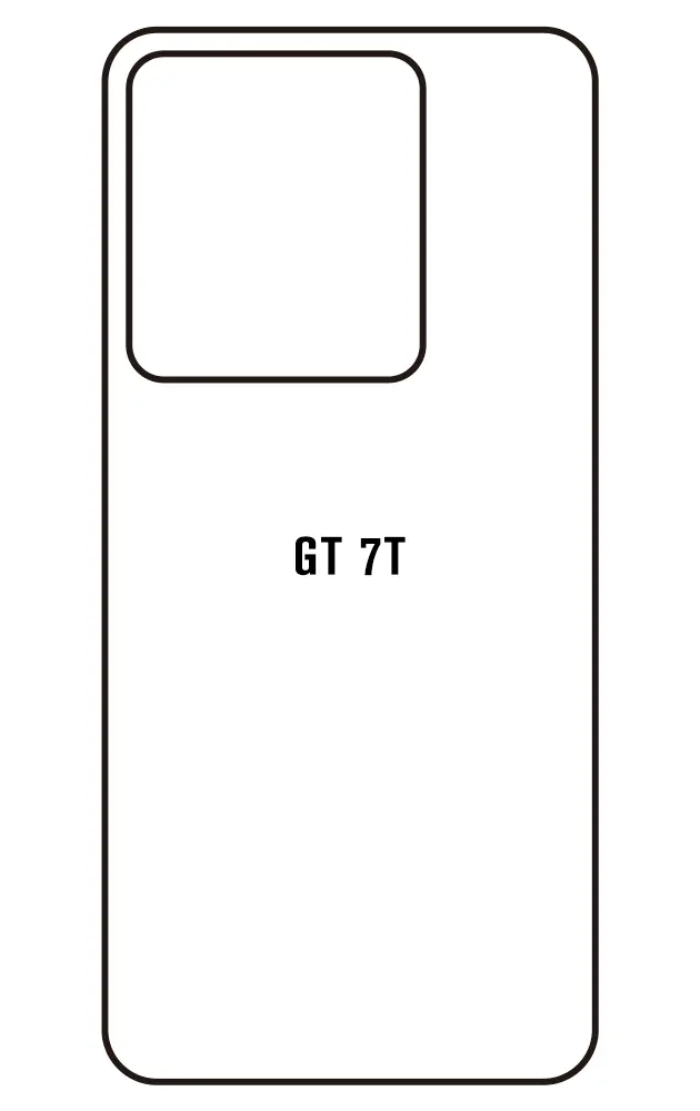 Realme GT 7T Zadní Hydrogel ochranná fólie
