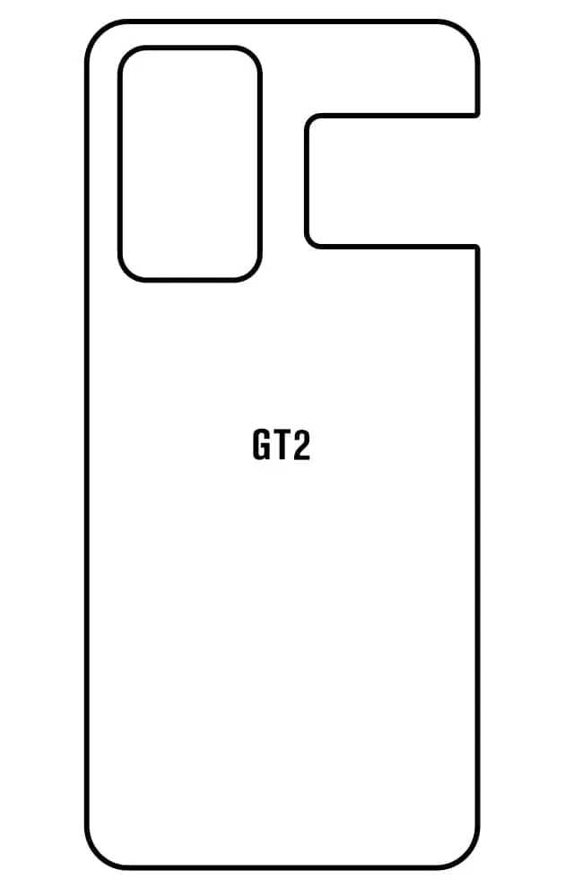Realme GT2 Zadní Hydrogel ochranná fólie