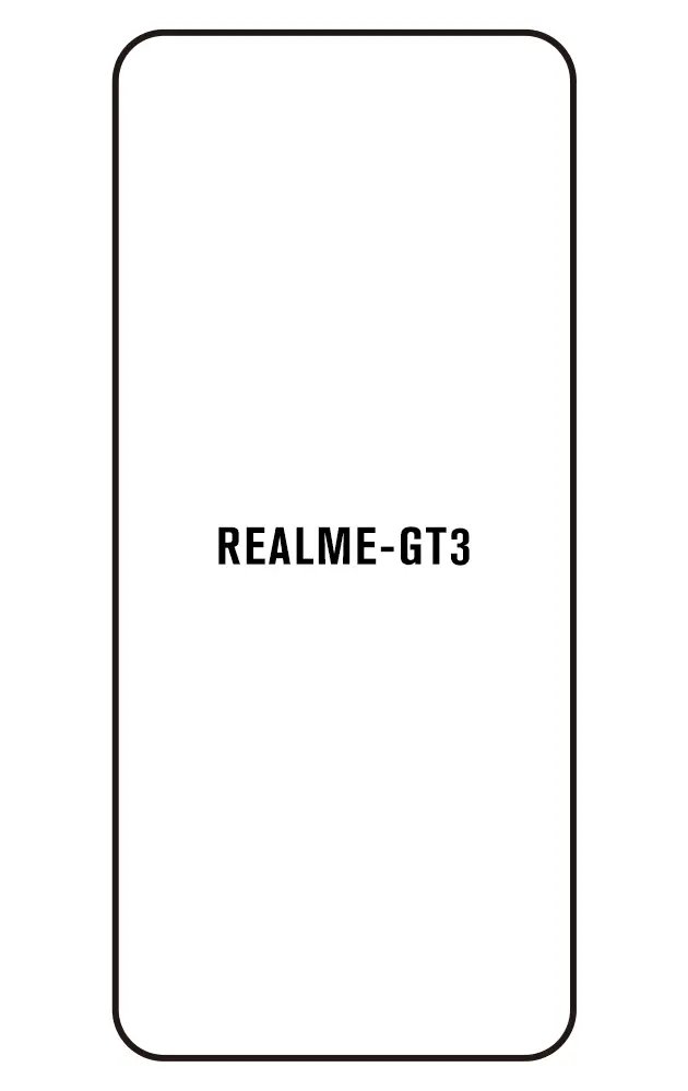 Realme GT3 Přední Hydrogel ochranná fólie