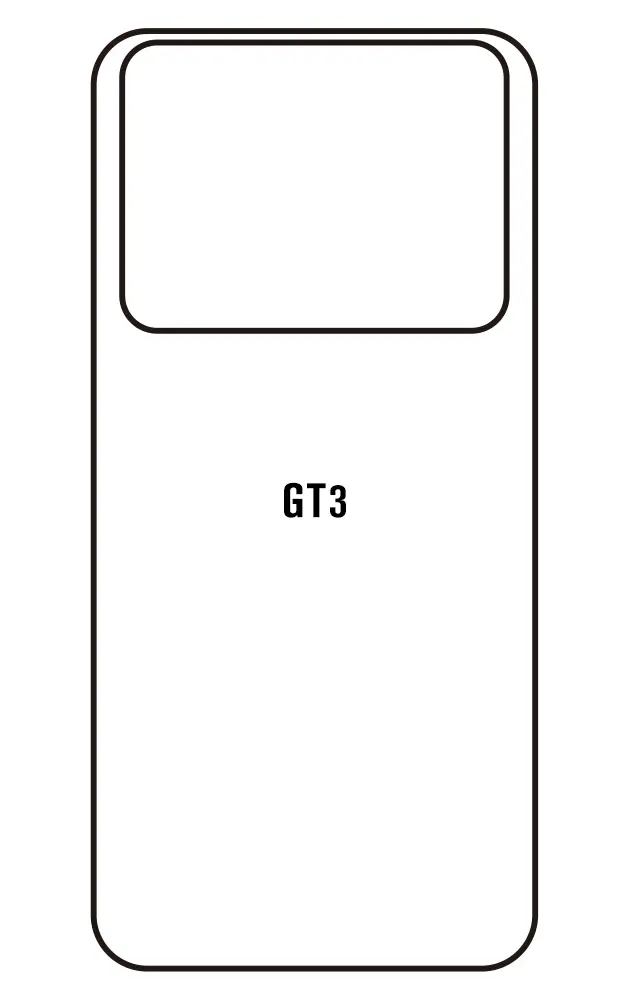 Realme GT3 Zadní Hydrogel ochranná fólie