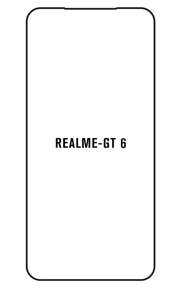 Realme GT6 Přední Hydrogel ochranná fólie