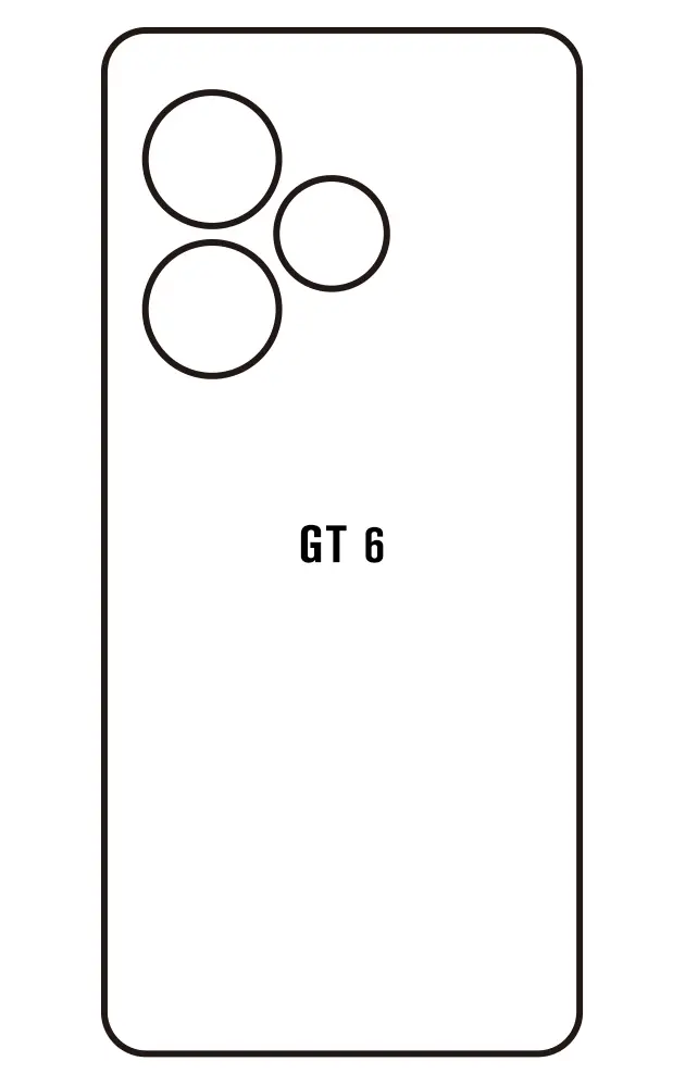 Realme GT6 Zadní Hydrogel ochranná fólie