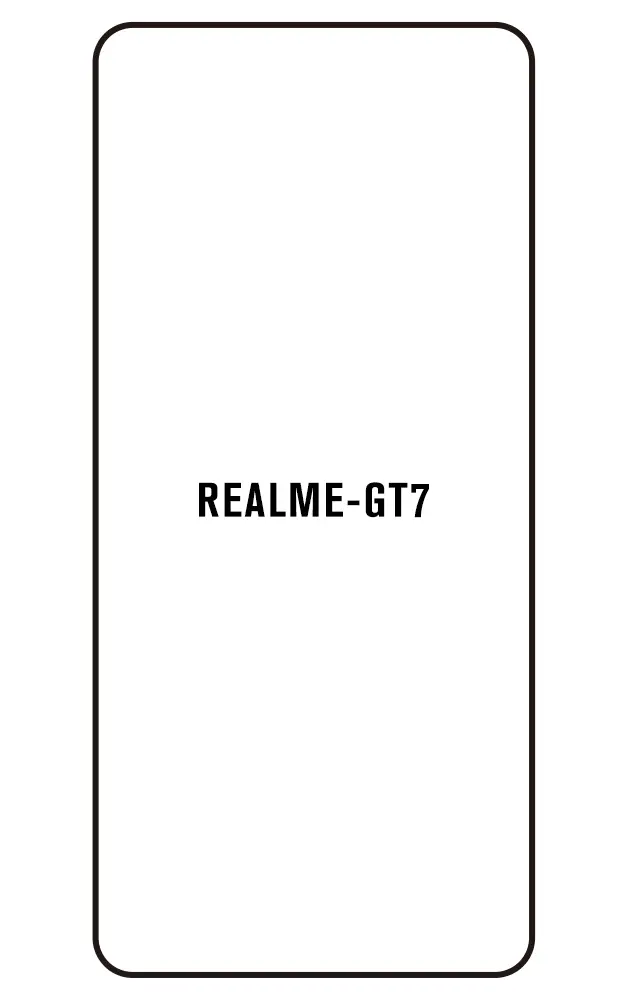 Realme GT7 Přední Hydrogel ochranná fólie