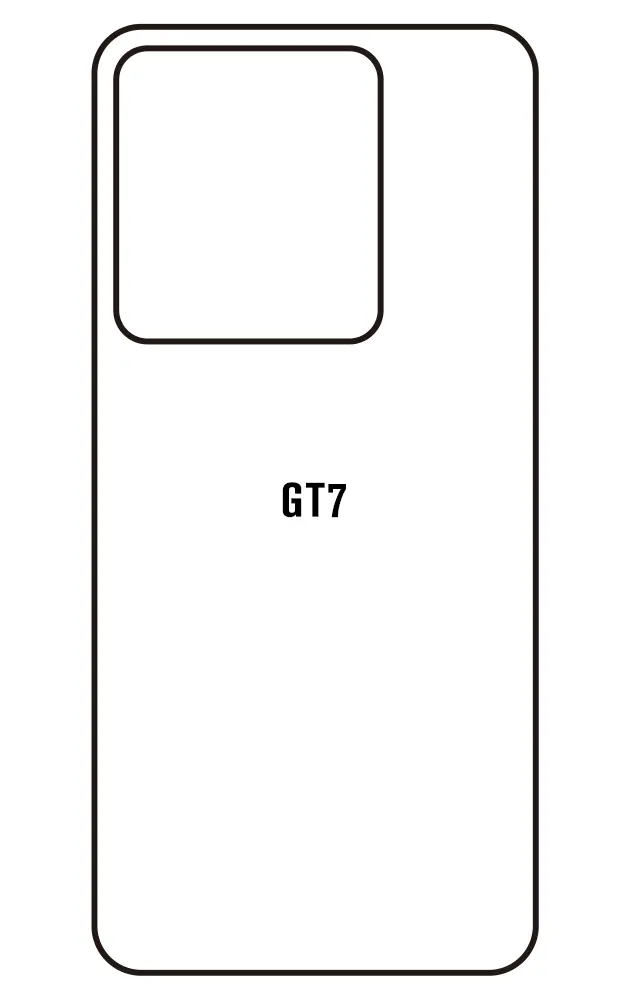 Realme GT7 Zadní Hydrogel ochranná fólie