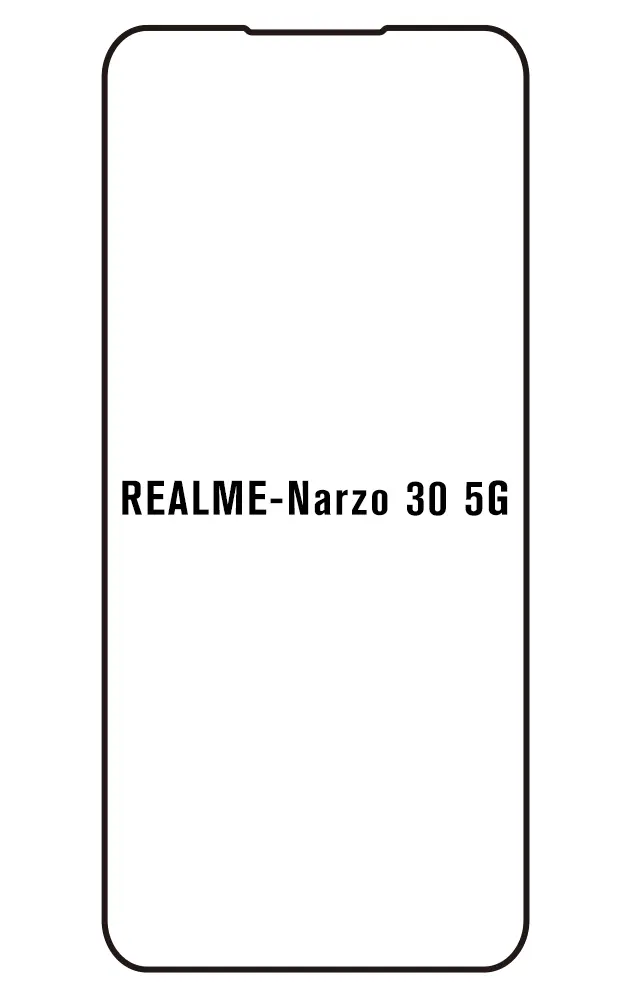 Realme Narzo 30 5G Přední Hydrogel ochranná fólie