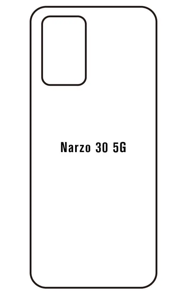 Realme Narzo 30 5G Zadní Hydrogel ochranná fólie