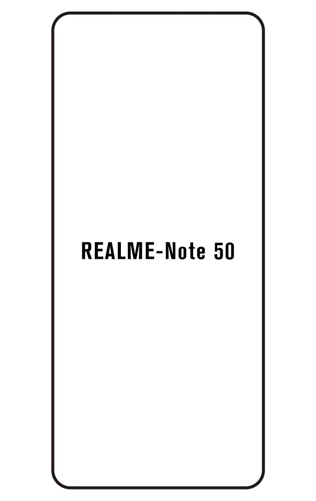 Realme Note 50 Přední Hydrogel ochranná fólie