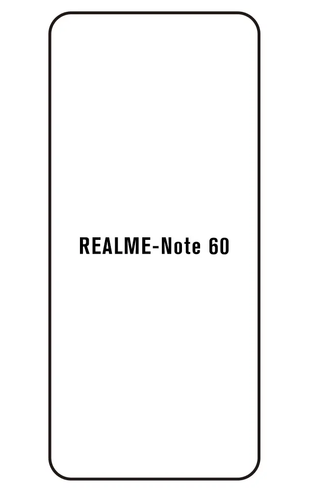 Realme Note 60 Přední Hydrogel ochranná fólie